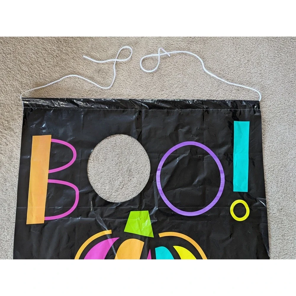 Halloween Game Set Floor Mat Spinner Jointed Banner Neon Spooky
